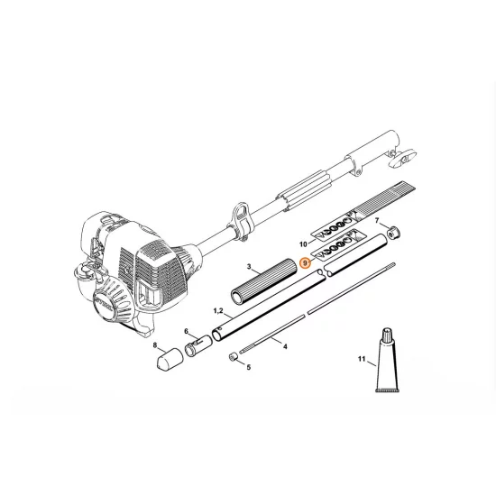 STIHL  Tabliczka ostrzegawcza HT 0000 967 7319